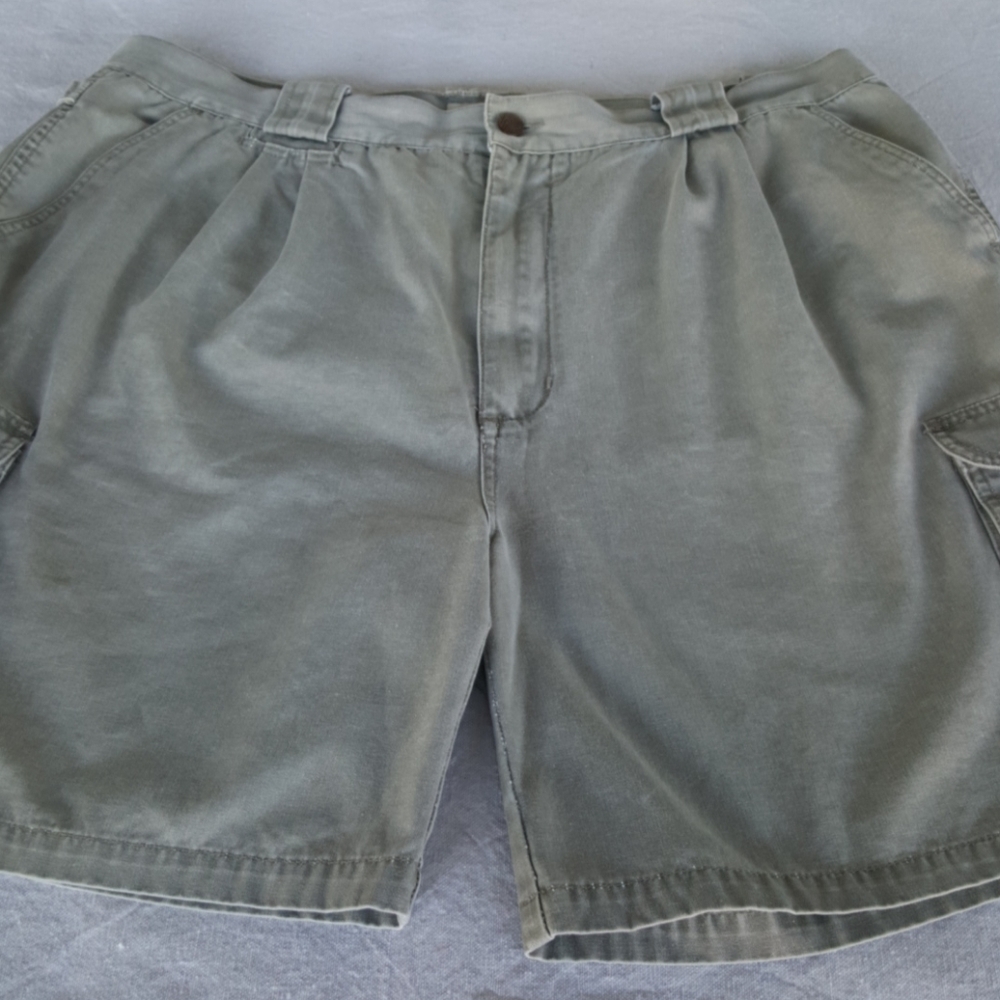 VTG Men's Khaki Hiking Shorts, Misty Mountain (40)